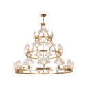 Loft Industry Modern - Lotus Rib Chandelier XL